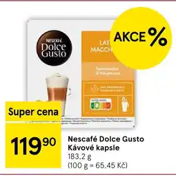Tesco Nescafé Dolce Gusto Kávové kapsle nabídka