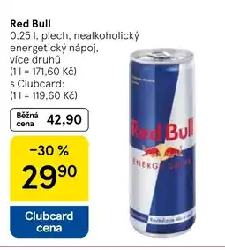 Tesco Red Bull nabídka