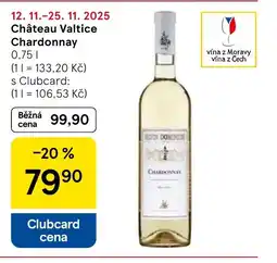 Tesco Château Valtice Chardonnay nabídka