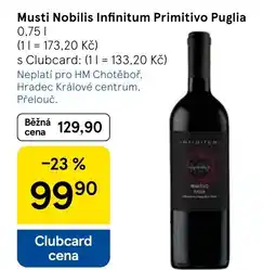 Tesco Musti Nobilis Infinitum Primitivo Puglia nabídka