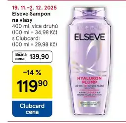 Tesco Elseve Šampon na vlasy nabídka