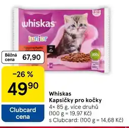 Tesco Whiskas Kapsičky pro kočky nabídka