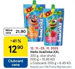 Tesco HELLO Svačinka XXL nabídka