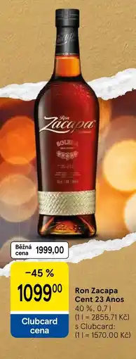 Tesco Ron Zacapa Cent 23 Anos nabídka