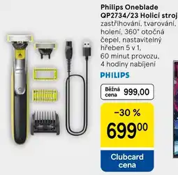Tesco PHILIPS Oneblade QP2734/23 Holicí strojek nabídka