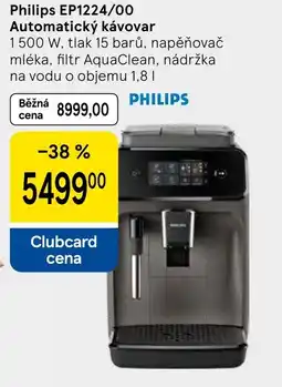 Tesco PHILIPS EP1224/00 Automatický kávovar nabídka