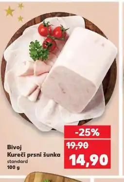Kaufland Bivoj kuřecí prsní šunka nabídka