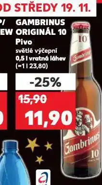 Kaufland Pivo gambrinus nabídka