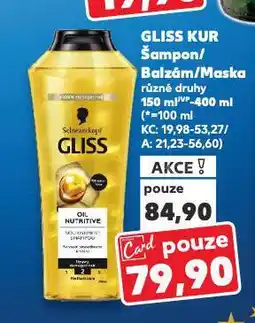 Kaufland Gliss kur šampon nabídka