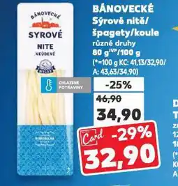 Kaufland Bánovecké sýrové koule nabídka