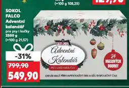 Kaufland Sokol falco adventní kalendář pro kočky nabídka