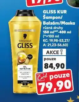 Kaufland Gliss kur maska nabídka