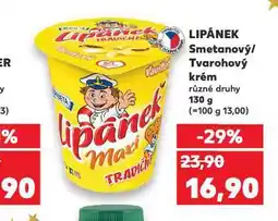 Kaufland Lipánek smetanový nabídka