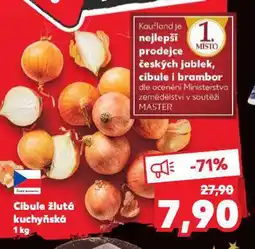 Kaufland Cibule kuchyňská žlutá nabídka