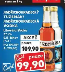Kaufland Jindřichohradecká vodka nabídka