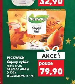 Kaufland Pickwick čaj nabídka