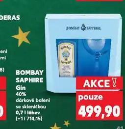 Kaufland Bombay sapphire gin nabídka