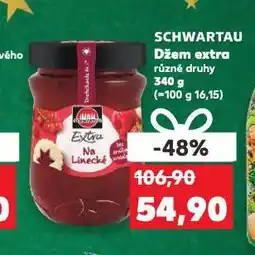 Kaufland Schwartau extra džem nabídka