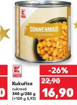 Kaufland Kukuřice nabídka