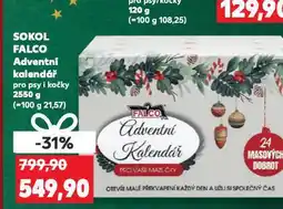 Kaufland Sokol falco adventní kalendář pro psy nabídka