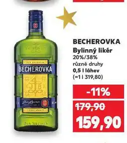 Kaufland Becherovka nabídka
