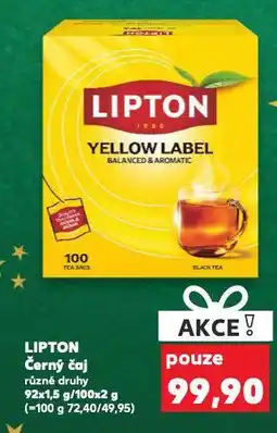 Kaufland Lipton čaj nabídka