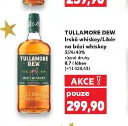 Kaufland Tullamore dew likér na bázi whisky nabídka