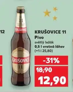 Kaufland Pivo krušovice nabídka