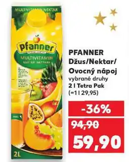 Kaufland Pfanner nektar nabídka