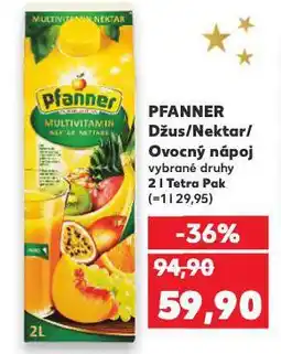 Kaufland Pfanner ovocný nápoj nabídka