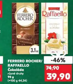 Kaufland Ferrero rocher čokoláda nabídka