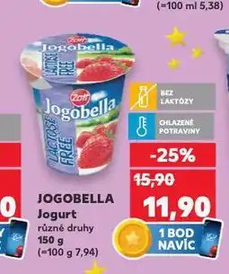 Kaufland Jogobella jogurt nabídka