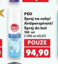 Kaufland Peo sprej na nohy nabídka
