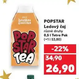 Kaufland Popstar tea nabídka