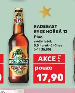 Kaufland Pivo radegast nabídka
