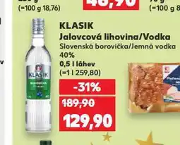 Kaufland Klasik vodka nabídka