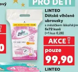 Kaufland Linteo baby dětské vlhčené ubrousky nabídka