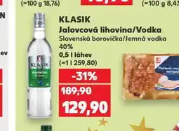 Kaufland Klasik jalovcová lihovina nabídka