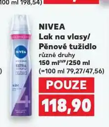 Kaufland Nivea lak na vlasy nabídka