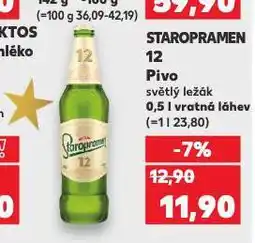 Kaufland Pivo staropramen nabídka