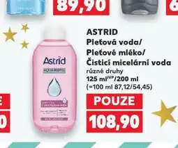 Kaufland Astrid čisticí micelární voda nabídka