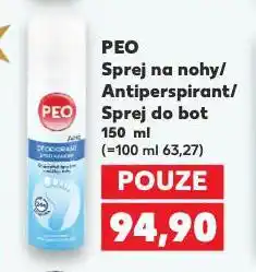 Kaufland Peo antiperspirant nabídka