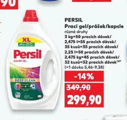 Kaufland Persil prací gel nabídka