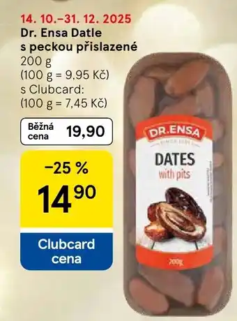 Tesco Dr. Ensa Datle s peckou přislazené nabídka