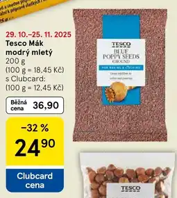 Tesco Tesco Mák modrý mletý nabídka