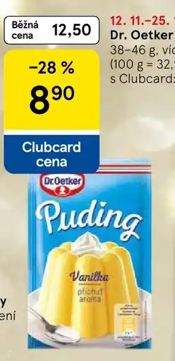 Tesco Dr. Oetker Puding nabídka