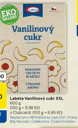 Tesco Labeta Vanilínový cukr XXL nabídka