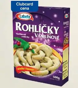 Tesco Labeta Vanilkové rohlíčky nabídka