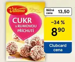 Tesco Vitana Cukr s rumovou příchutí nabídka
