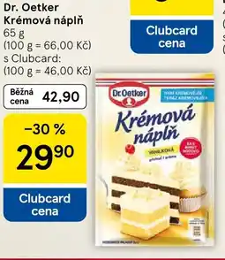 Tesco Dr. Oetker Krémová náplň nabídka